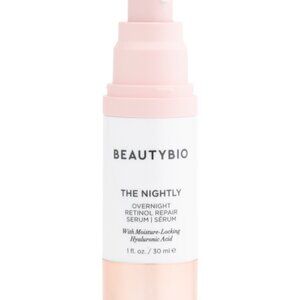 BEAUTY BIO REVOLVE THE NIGHTLY OVERNIGHT SERUM 1 OZ FULL SIZE WITH SAMPLES - NEW